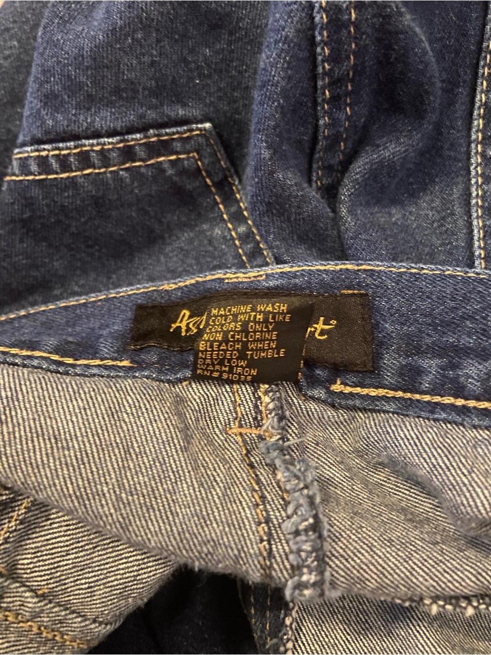Ashley Stewart Blue Denim Maxi Skirt - Picture 4 of 4
